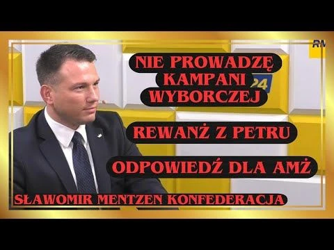 Sławomir Mentzen w rozmowie z Robertem Mazurkiem o wyborach prezydenckich w 2025 roku