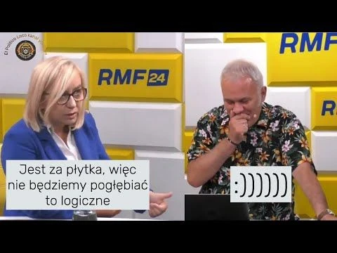 Hennig-Klosa ugrzęzła w swoich wywodach podczas rozmowy z Mazurkiem