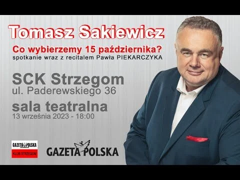 Tomasz SAKIEWICZ i Paweł PIEKARCZYK w Strzegomiu - 2023 - prowadzi: Wioletta ŚWIĄTEK-KARDELA - cz. 1