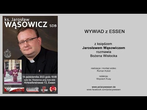 wywiad z ks. dr Jarosławem Wąsowiczem w Essen