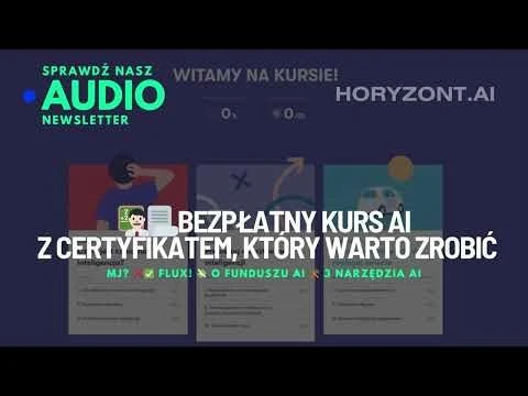 👨🏻‍🏫📃 Bezpłatny kurs AI z certyfikatem, który warto zrobić