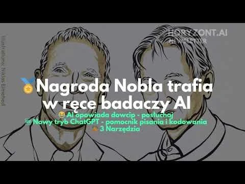 🏅Nagroda Nobla trafia w ręce badaczy AI