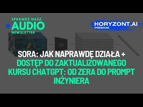 Audionewsletter - Sora: Jak naprawdę działa + dostęp do zaktualizowanego Kursu ChatGPT