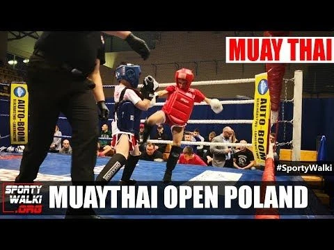 Walka dzieci na Muaythai Open Poland w Świebodzicach